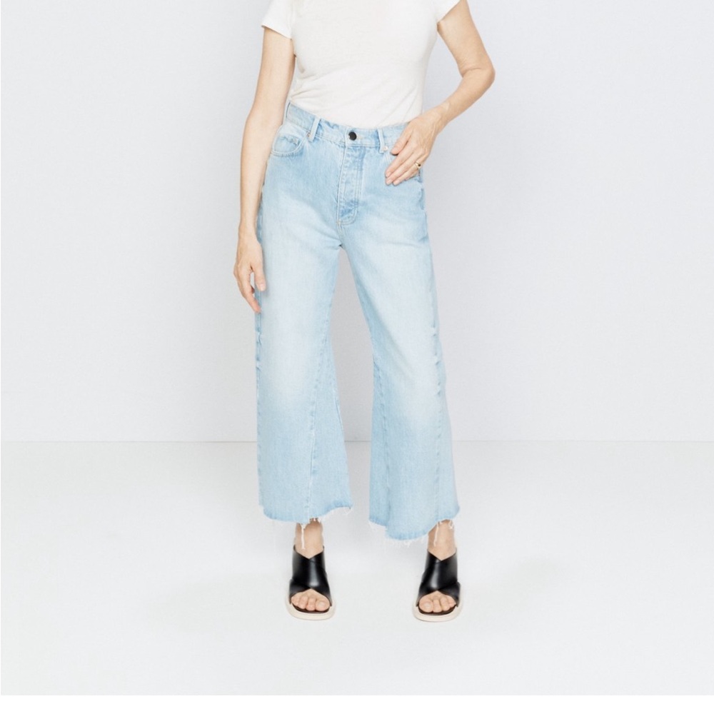 Raey’s lovely light blue Jean- little tight on me . No longer in production